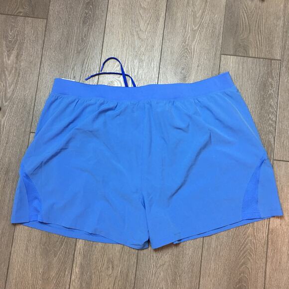 NWT Under Armour Heat Gear Fitted Shorts Drawstring Blue 3XL - Picture 2 of 11